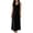 Black, variant on Miqool Nightgowns for Women Plus Size Long Night Gowns Button Front Lightweight Sleeveless Sleep Dress Victorian Nightdress Ladies Sleepwear XL-5XL
