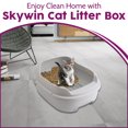 thumbnail image 2 of Caja de Arena para Gatos Skywin Gris con Sistema de Tamizado Eficiente, 2 of 7