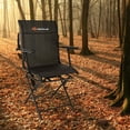thumbnail image 4 of Goplus Swivel Hunting Chair Foldable Mesh Chair w/ Armrests for Outdoor Activities, 4 of 10