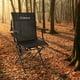 thumbnail image 4 of Costway Silla de caza giratoria y plegable de malla con reposabrazos para actividades al aire libre, 4 of 7