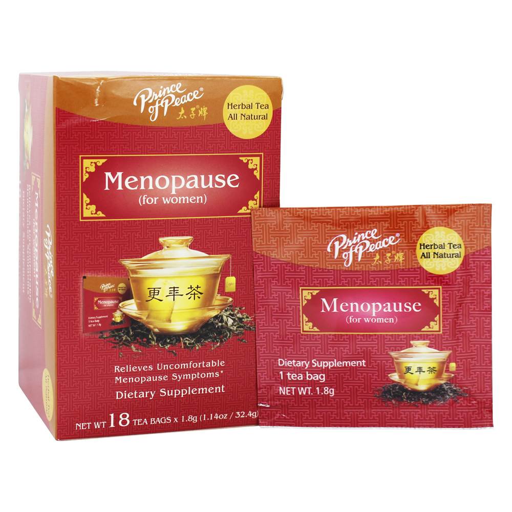 Prince of Peace All Natural Herbal Tea Menopause For Women 18 Tea