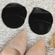 thumbnail image 3 of Herramienta antideslizante para el cuidado de los pies, almohadilla para el antepié de tacón alto, 1 par (negro), 3 of 10