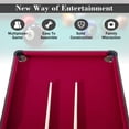 thumbnail image 4 of RayChee 54in Pool Billiard Table for Kids Adults Family Game Room w/2 Cue Sticks, 16 Balls, Triangle, Chalk (Red), 4 of 7