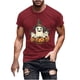 thumbnail image 2 of Blusas y camisas de manga corta y cuello redondo para hombre. Blusas/camisetas de manga corta con cuello redondo y estampado de Halloween para hombre. Blusa para hombre., 2 of 5