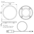 thumbnail image 3 of Keyscaper  Cincinnati Reds 15 Watt Wireless Induction Charger, 3 of 3