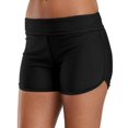 thumbnail image 3 of Bas de Bikini de Bain Noir Bleu pour Femmes, Short de Tankini, Maillot de Bain, Plage, 3 of 5