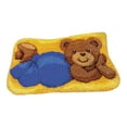 thumbnail image 1 of GUOOL Animal Crochet Rug Printed Pattern Classic Crochet Sewing Craft Rug Cute Bear Blue, 1 of 8