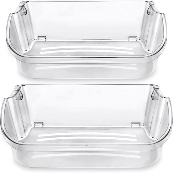 240356402 Refrigerator Door Bin (2-Pack) for Frigidaire Door Shelf Replacement, Kenmore, Crosley Refrigerator Parts & Accessories - Fridge Gallery Bins Shelves Replacment PS430122 AP2549958
