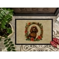 thumbnail image 3 of Carolines Treasures DAC2304MAT 18 x 27 in. Unisex American Water Spaniel Christmas Flowers Doormat, 3 of 6