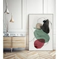 thumbnail image 2 of Giant Art Toile 24x36 Kachi I Encadrée en Rouge, 2 of 3