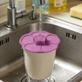 thumbnail image 5 of Miogawg Silicone Cup Cover, Flexible Mug Cover, Reusable Tea Coffee Cup Cover, Dust-Proof Airtight Seal Drink Silicone Glass Cup Lid, 5 of 6