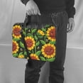 thumbnail image 6 of ZICANCN Laptop Case 15.6 inch, Cute Sunflowers Floral Bee Work Shoulder Messenger Business Bag for Women and Men, 6 of 7