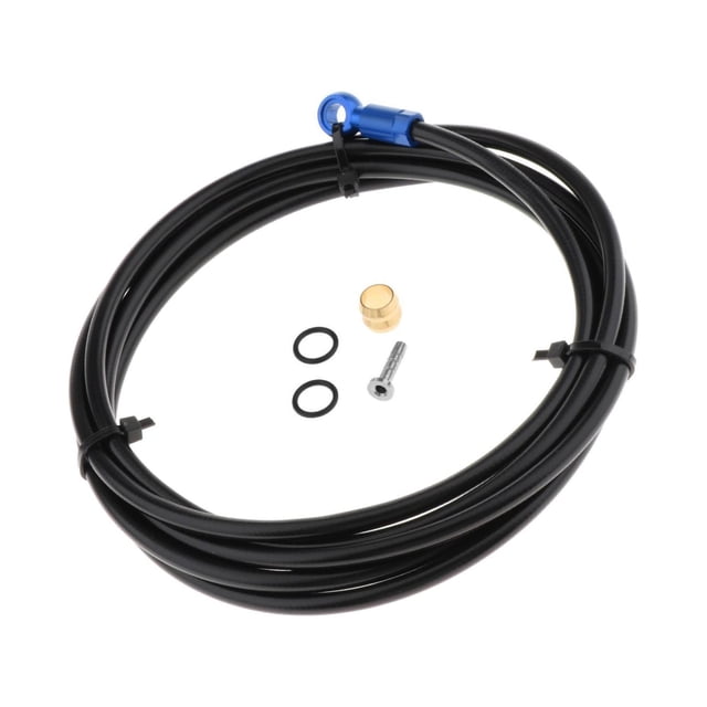 maskred Reliable Disc Brake Hose Kit with Olive Insert Connector Blue 2m 1Set