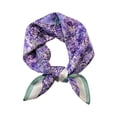 thumbnail image 4 of LILIYA Women's Small Square Scarf 21"x21" Silk Feeling Bandanas Neck Scarves Handbag Hair Ribbons Necktie Versatile Accessory for all Occasions, 4 of 4