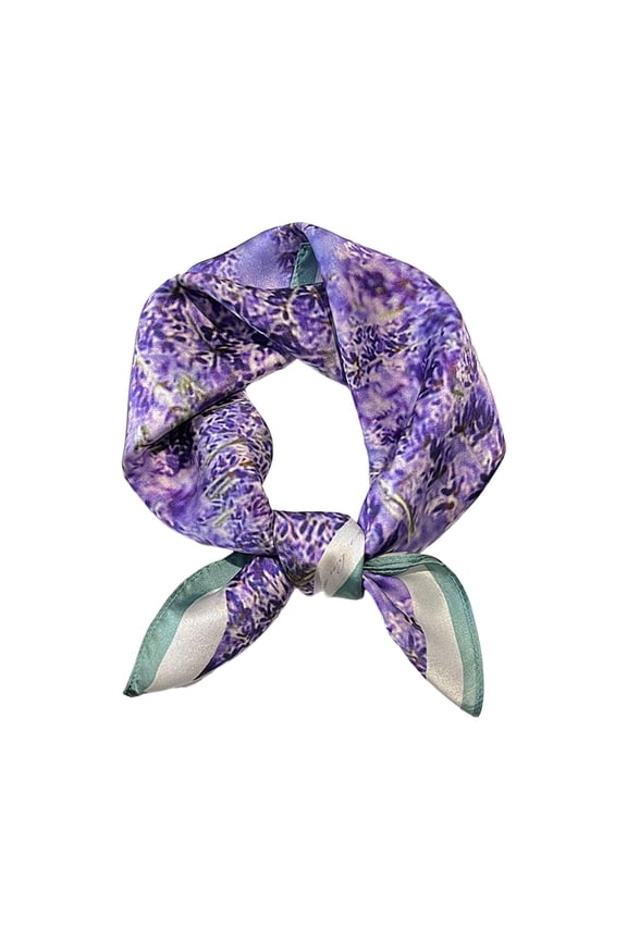 Silk Neck Scarf 21"x21" Small Square Scarfs For Women Packed Soft Stylish Basic Silk Scarves