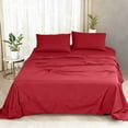 thumbnail image 4 of Hearth & Gear Stylish And Soft 4 Piece Bedding Set For Cozy Bedroom Made From Durable Polyester Fiber 180 Thread Count Sheets Your Sheets Size Patterned Sheets Linen Fitted Sheet Sheets for Size Bed, 4 of 4
