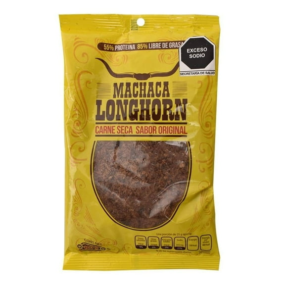 Carne seca Longhorn machaca sabor original 100 g
