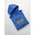 thumbnail image 3 of Dragon-fly Composition Hoodie Women -Image by Shutterstock, Female Large, 3 of 4