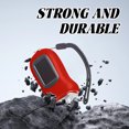 thumbnail image 7 of HIBIBUD 3.5" Red Solar and Hand Crank Flashlight for Emergency, Camping, 7 of 7