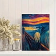 thumbnail image 2 of Edvard Munch The Scream Canvas Print Home Office Museum Style Wall Art, 2 of 8