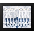 thumbnail image 2 of Borges, Victoria 18x15 Black Modern Framed Museum Art Print Titled - Sophisticated Hanukkah Collection A, 2 of 5