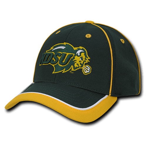North Dakota St State University NDSU Bison Fitted Flat Bill Baseball Cap Hat 
