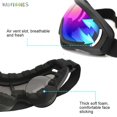 thumbnail image 3 of BadPiggies Anti Fog Ski Snowboard Goggles Adjustable UV400 Protection Motorcycle Snow Goggles (Multicolor), 3 of 7