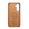 thumbnail image 4 of Allytechgroup Leather Case for Samsung Galaxy S24 Plus, Ring Holder Stand Cards Slots Back Cover Shockproof Anti-Scratch Luxury Phone Case for Samsung Galaxy S24 Plus, Brown, 4 of 8