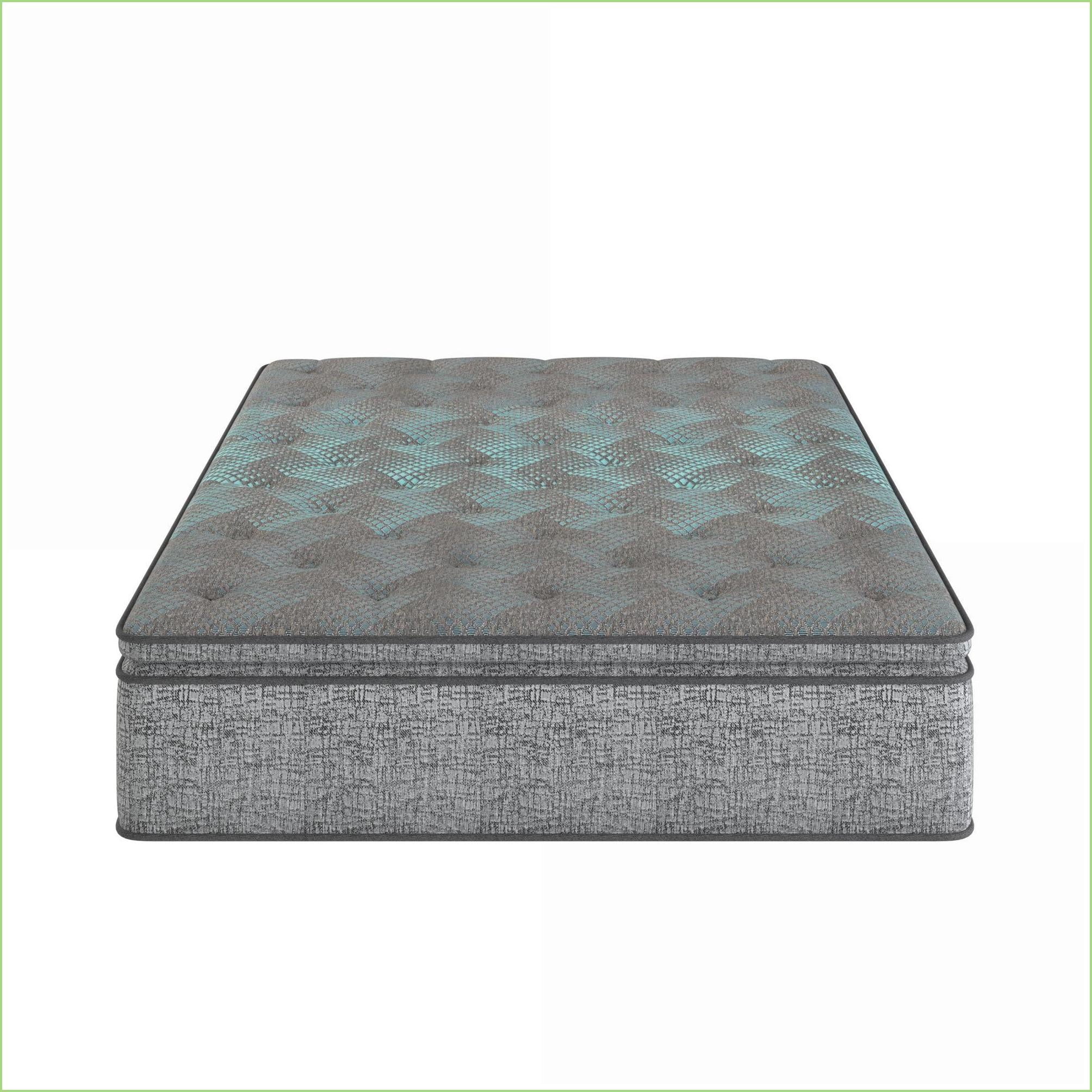 Mattresses, Restonic 10” Hybrid Euro Top Plush King Mattress with Pocketed Coils | Foam | King