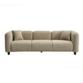 thumbnail image 6 of Christopher Knight Home 87" Modern Upholstered Sofa, Oversized 3-Seater Couch with Pillows, Wood Legs, Nomad, 6 of 7