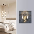 thumbnail image 5 of Dailycode Light Switch Plate Covers 2 Gang Wall Plate Plastics Outlet Covers for Kitchen Home Office Decor White Marble Rose, 5 of 8