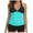 Mint Green, variant on Caqnni Tankini Swimsuits for Women Tummy Control 2 Piece Bathing Suits Criss Cross Back Swimwear with Shorts Tankini Swimwear (XL,Red)