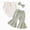 H233-Light Green, variant on masbird Newborn Baby Girl Clothes 3pcs Infant Rib Frill Long Sleeve Romper Flared Pants Headband Set Fall Winter Outfits,Light Green,18-24 M
