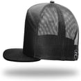thumbnail image 3 of The Stylish Hat Pros | Adjustable Snapback Richardson 168 Hi- 7 Panel Trucker Mesh Back Hat | One Size Fits Most, 3 of 5