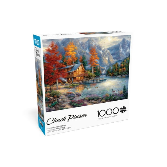 Buffalo Games Space for Reflection 1000-Piece 26.75 x 19.75-inch Interlocking Jigsaw Puzzle for Adults Ages 14 
