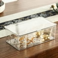 thumbnail image 3 of YAOMOBB Stackable Storage Box Large Capacity Transparent Tea Set Storage Box Stackable Space Saving Design with Proof Cup Glass Holder for Kitchen and Desktop Supplies, 3 of 7