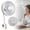 Color A US Plug 13cm, variant on DUOYOU Portable Socket Fan Plug In Cooling Fan 360 Adjustable Quiet Bedroom Fan Color A US Plug 13cm