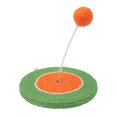 thumbnail image 2 of Juguete Rascador Para Gatos, Divertido, Interactivo, Resistente A Mordeduras, Garras, Tablero Rascador Para Gatos De Sisal Con Bola De Sisal Para Interiores, 2 of 7