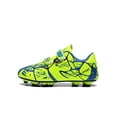 thumbnail image 1 of MAWCLOS Chaussures de Soccer pour Filles et Garçons à Bout Rond Crampons de Soccer à Bande Auto-Agrippante Espadrilles de Sport Légères à Tige Basse Chaussures de Course de Sport FG Crampons Vert 2.5Y, 1 of 9
