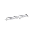 thumbnail image 2 of VEVOR 2PCS Linear Rail 0.78-47 Inch, Linear Bearings and Rails with 4PCS SBR20UU Bearing Block, Linear Motion Slide Rails for DIY CNC Routers Lathes Mills, Linear Slide Kit fit X Y Z Axis, 2 of 9