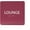 Burgandy, variant on ADA CENTRAL SIGNS - 6" X6" Lounge Sign - ADA Compliant Tactile Graphics Grade 2 Braille Text Acrylic Wall Sign - Sit, Relax, Waiting Room Sign for Office, Hotel, School, Apartment, and Restaurant
