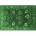 thumbnail image 1 of Ahgly Company Indoor Rectangle Oriental Emerald Green Industrial Area Rugs, 5' x 7', 1 of 4