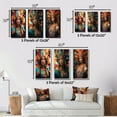 thumbnail image 4 of Designart "Traditional Brazilian Goddess Representation II" Fashion Woman Framed Wall Art Set Of 3 - Multicolor Glam Frame Gallery Wall Set For Home Decor, 4 of 6