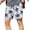 White, variant on Yertdoel Beach Shorts for Men Fashion Hawaiian Print Swim Trunks Drawstring Slits with Pockets Outdoor UV Protective Summer Lightweight Casual Comfy Shorts