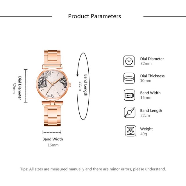 Women Watches Bracelet Box Set Fashionable Women Watches Bracelet Box Set Leaf Dial Clock Women Wrist Watches Star Bracelet ANGGREK Women Wrist Watches Star Bracelet