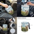thumbnail image 7 of Jeiento Cow 14 PCS Car Seat Covers Set with Steering Wheel Cover Seat Belt Pads Garbage Bag Armrest Seat Box Cover Handbrake Cover Set Rear View Mirror Protector Coasters Interior Auto Accessory, 7 of 7