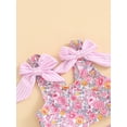 thumbnail image 5 of Bagilaanoe Toddler Baby Girls Swimsuits 2 Piece Bikinis Set Floral Print Sleeveless Tank Tops + Shorts 3M 6M 12M 2T 3T Kids Swimwear Bathing Suit Beachwear, 5 of 7