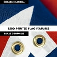 thumbnail image 4 of G128 Combo Pack: 6 Feet Tangle Free Spinning Flagpole (White) Tennessee TN State Flag 3x5 ft Printed 150D Brass Grommets (Flag Included) Aluminum Flag Pole, 4 of 9