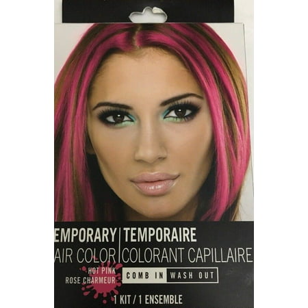 Hot Pink Temporary Hair Color-Comb In/Wash Out!-Brand