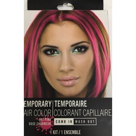 Hot Pink Temporary Hair Color-Comb In/Wash Out!-Brand (Best Wash Out Hair Dye Brand)